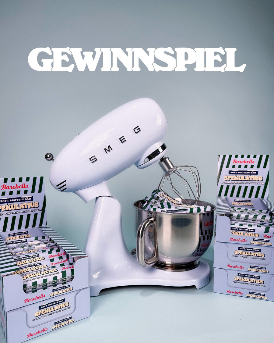 GEWINNSPIEL! 🙌
Ihr könnt eine SMEG Küchenmaschine und 5 Trays unsere neuen Sorte Spekulatius gewinnen! 🤭

Dafür müsst ihr nur:
- Uns folgen
- Beitrag liken
- Zwei Freund*innen in den Kommentaren markieren

Viel Glück! ✨👀
—————
Das Gewinnspiel wird in keiner Weise von Meta gesponsert, beworben oder verwaltet. Die Aktion läuft bis einschließlich bis 12.10.26 um 23:59 Uhr. Die GewinnerInnen werden am 13.10.26 ausgewählt und per DM von uns benachrichtigt. Teilnahmeberechtigt sind alle Personen mit eingetrage