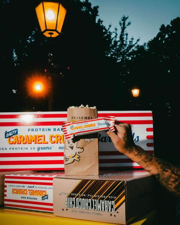 Instagram image with caption: Barebells Cinema Takeover in Berlin ️