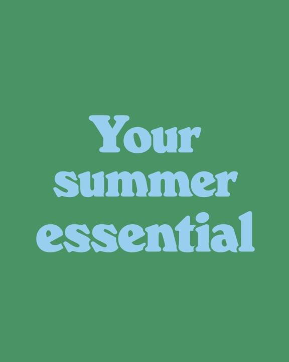 Instagram image with caption: Summer Essentials