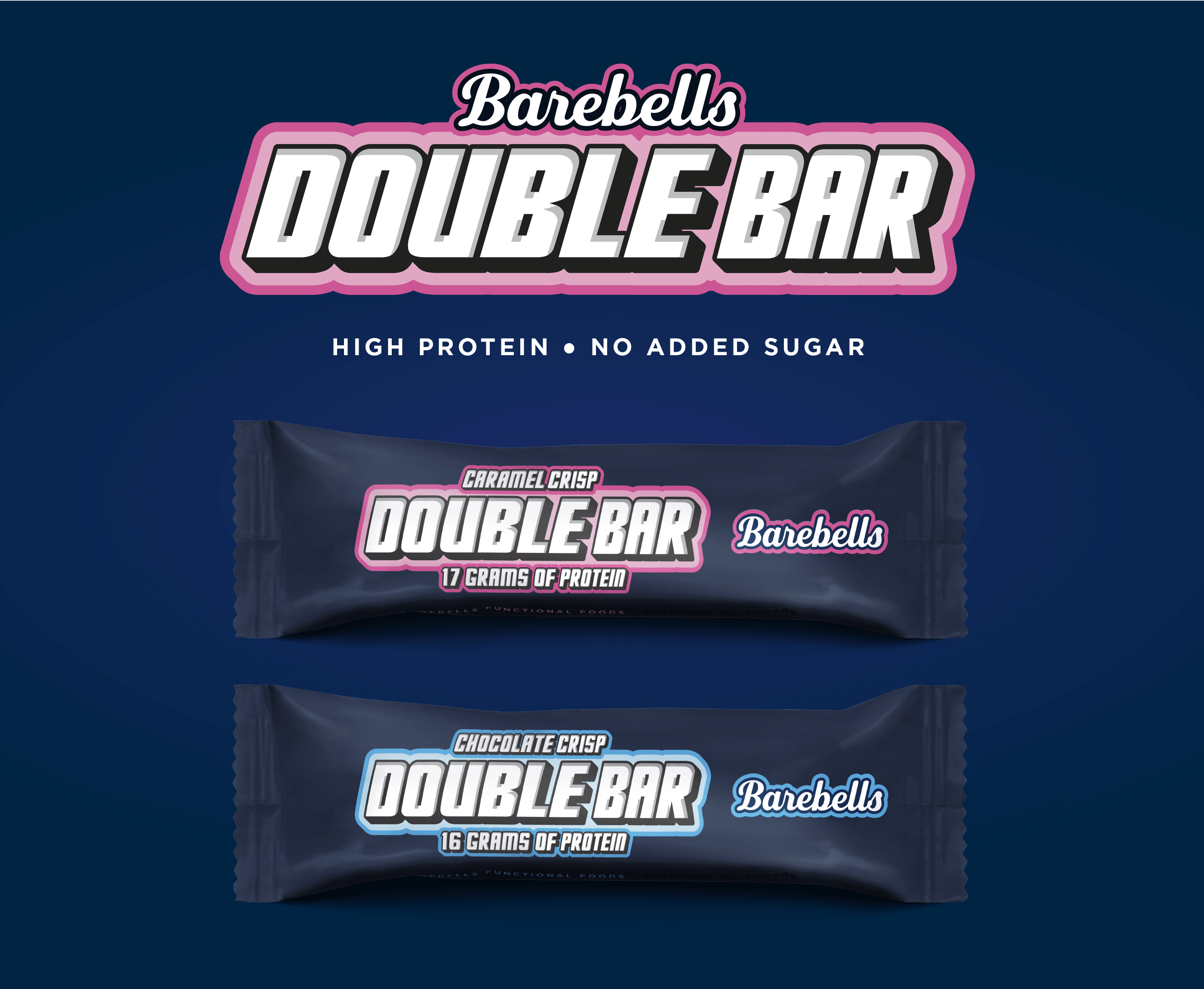 Barebells präsentiert Double Bars Barebells
