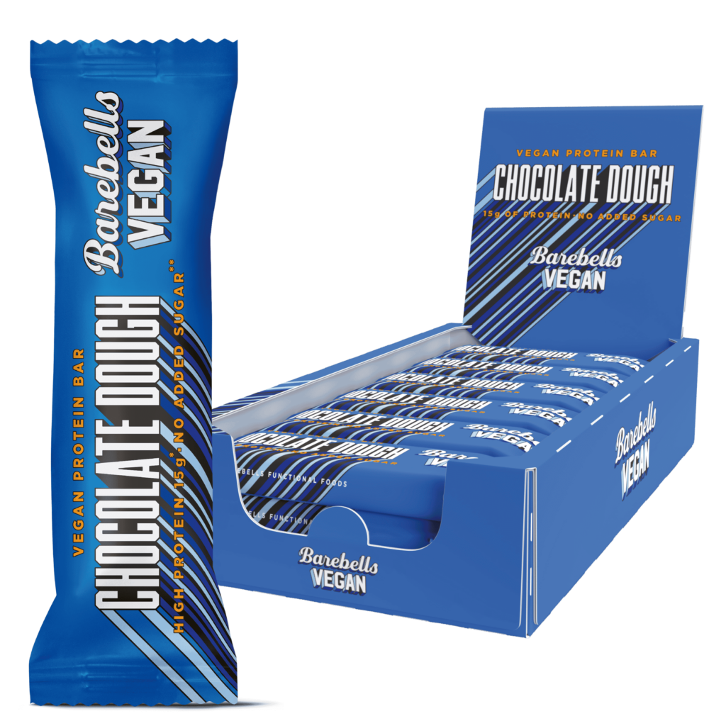 Barebells Vegan Chocolate Dough Protein Riegel Barebells