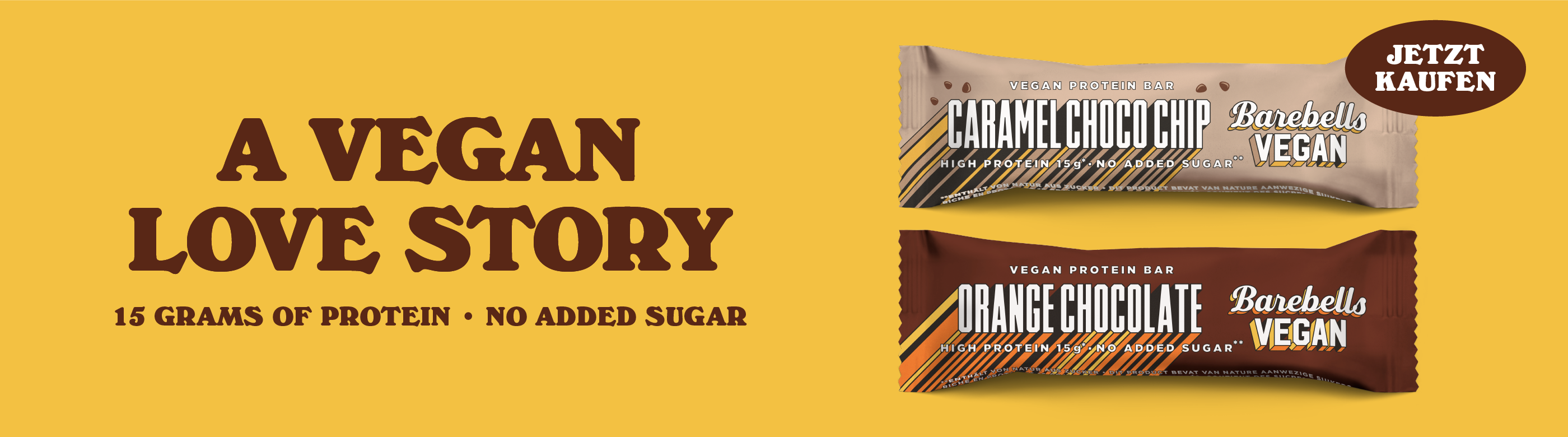 Barebells Blog post bars banner desktop Vegan release